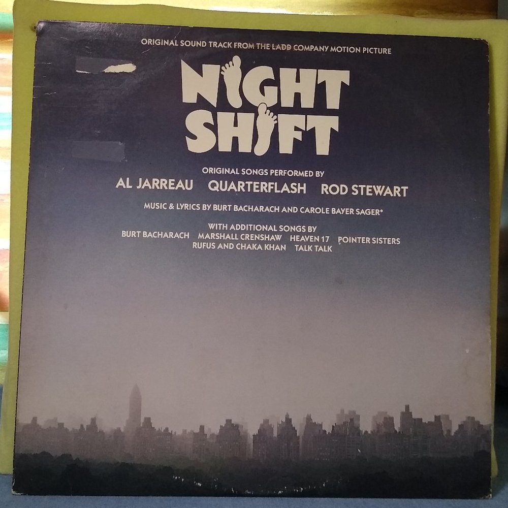 Night SHift Soundtrack 1982 Vinyl record